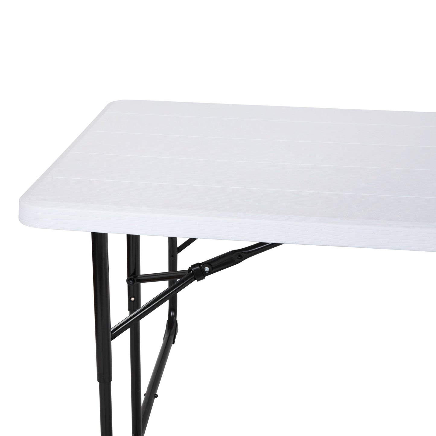 White Picnic Table/Bench RB-EBB-1470FD-WH-GG