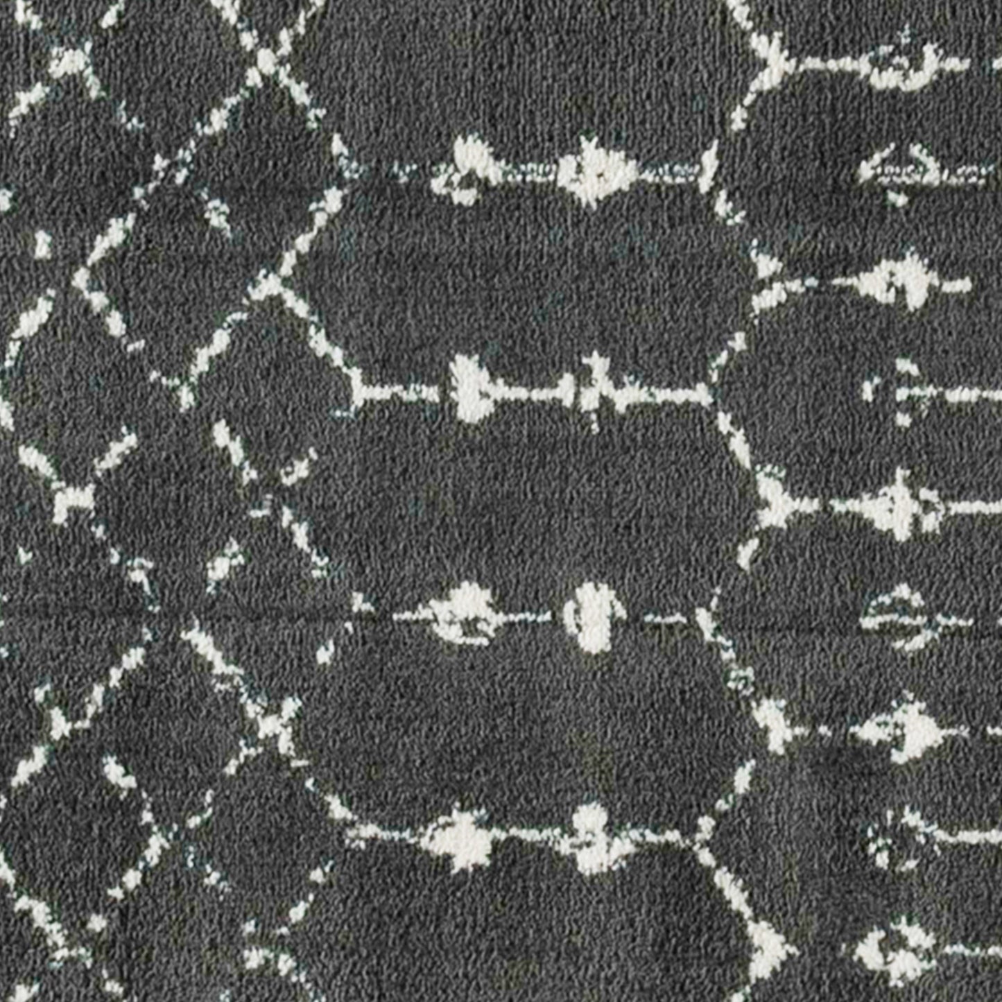 2x6 Dark Gray & Ivory Area Rug RC-CR19-1330-26-GR-GG