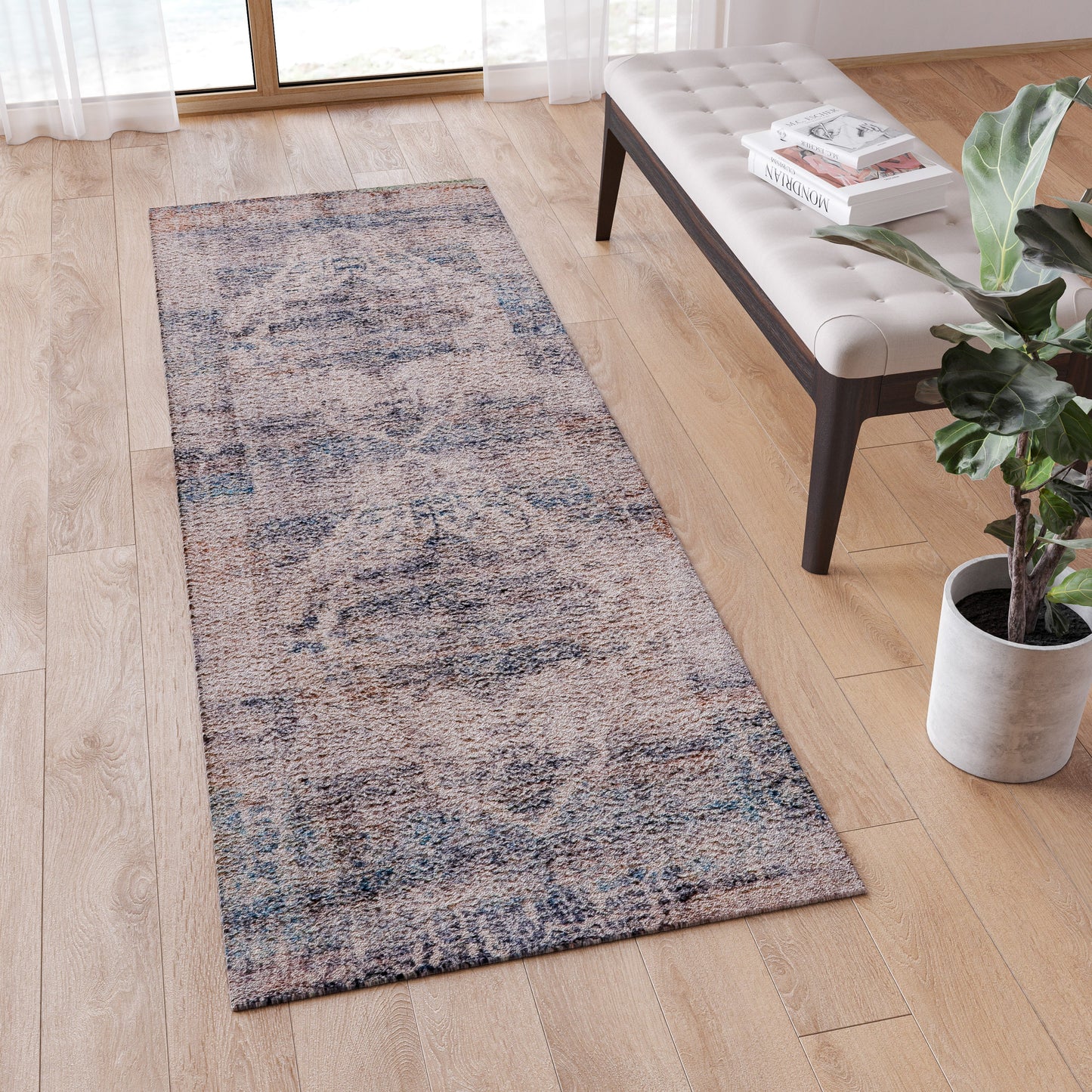 2' x 6' Multicolor Area Rug RC-RG19-016-26-GG