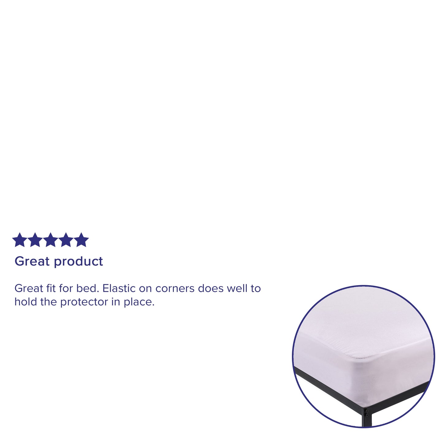 Full Size Mattress Protector RF-MP101-F-GG