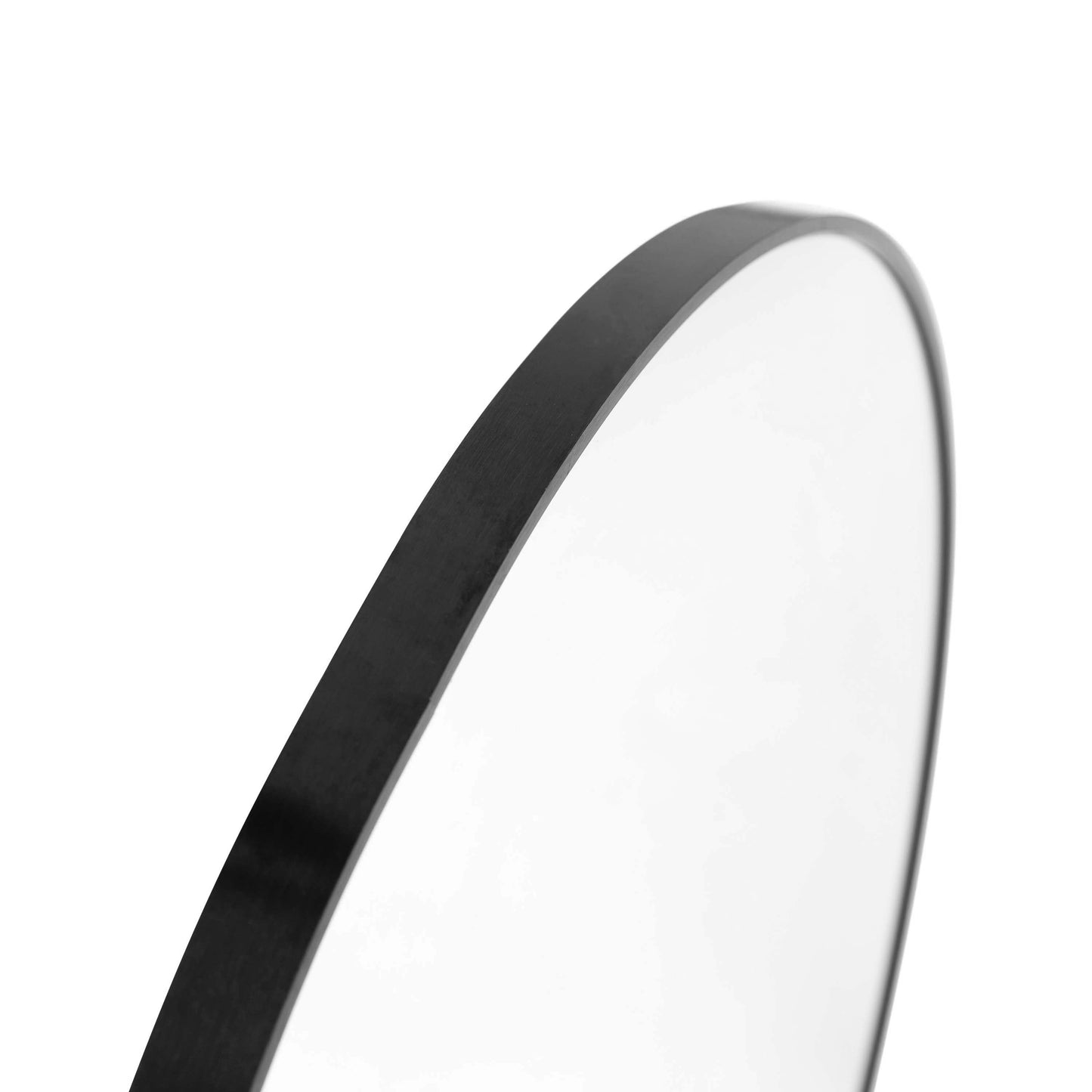 Black 20" Round Wall Mirror RH-M003-RD50MB-BK-GG