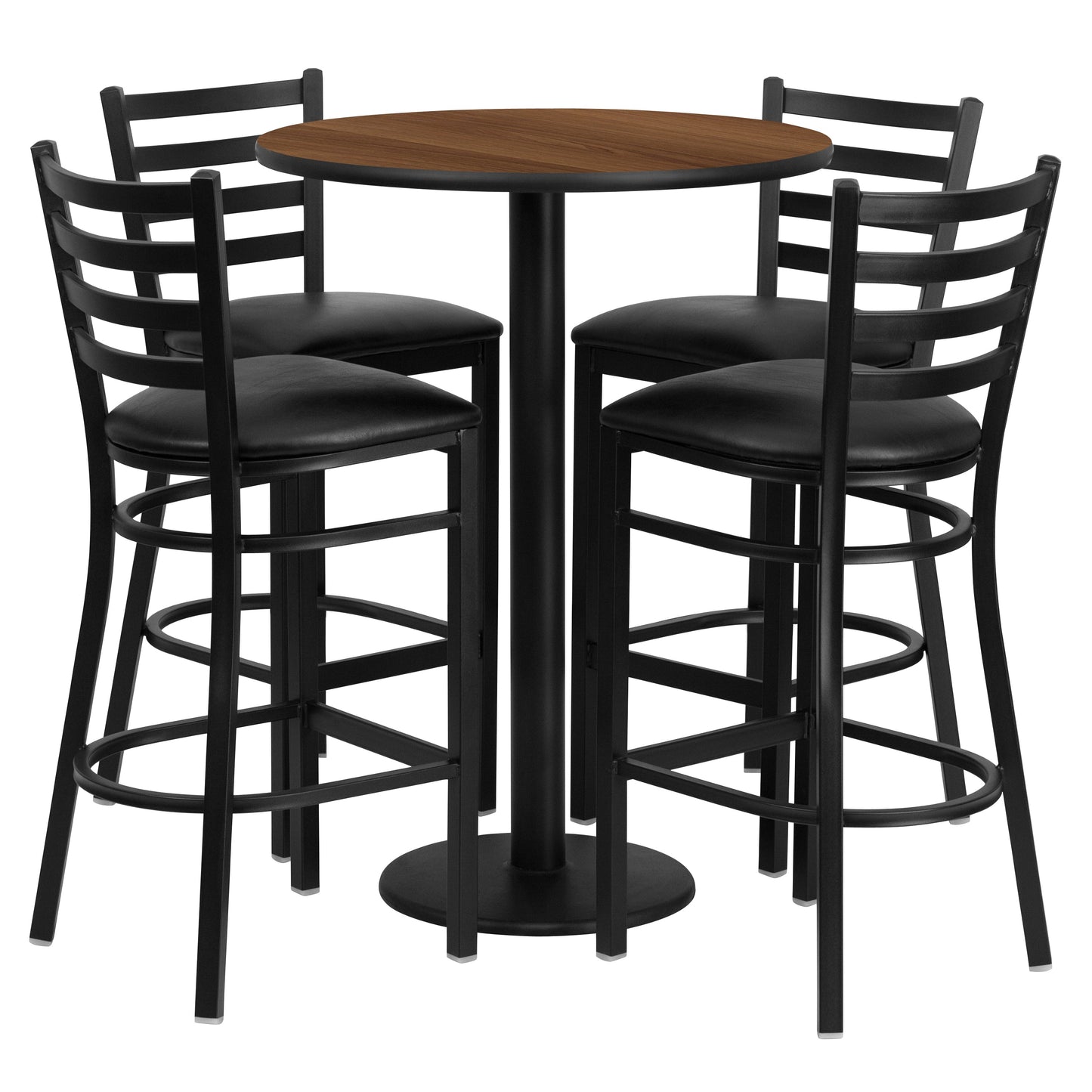 30RD WA Bar Table-BK VYL Seat RSRB1024-GG