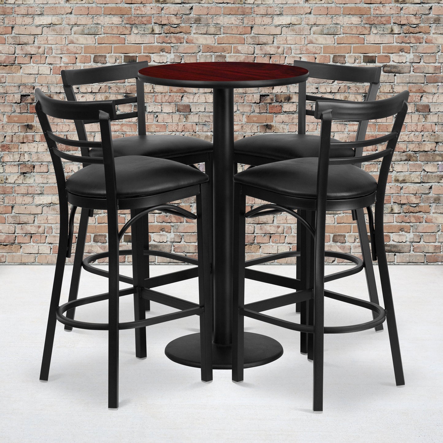 24RD MA Bar Table-BK VYL Seat RSRB1034-GG