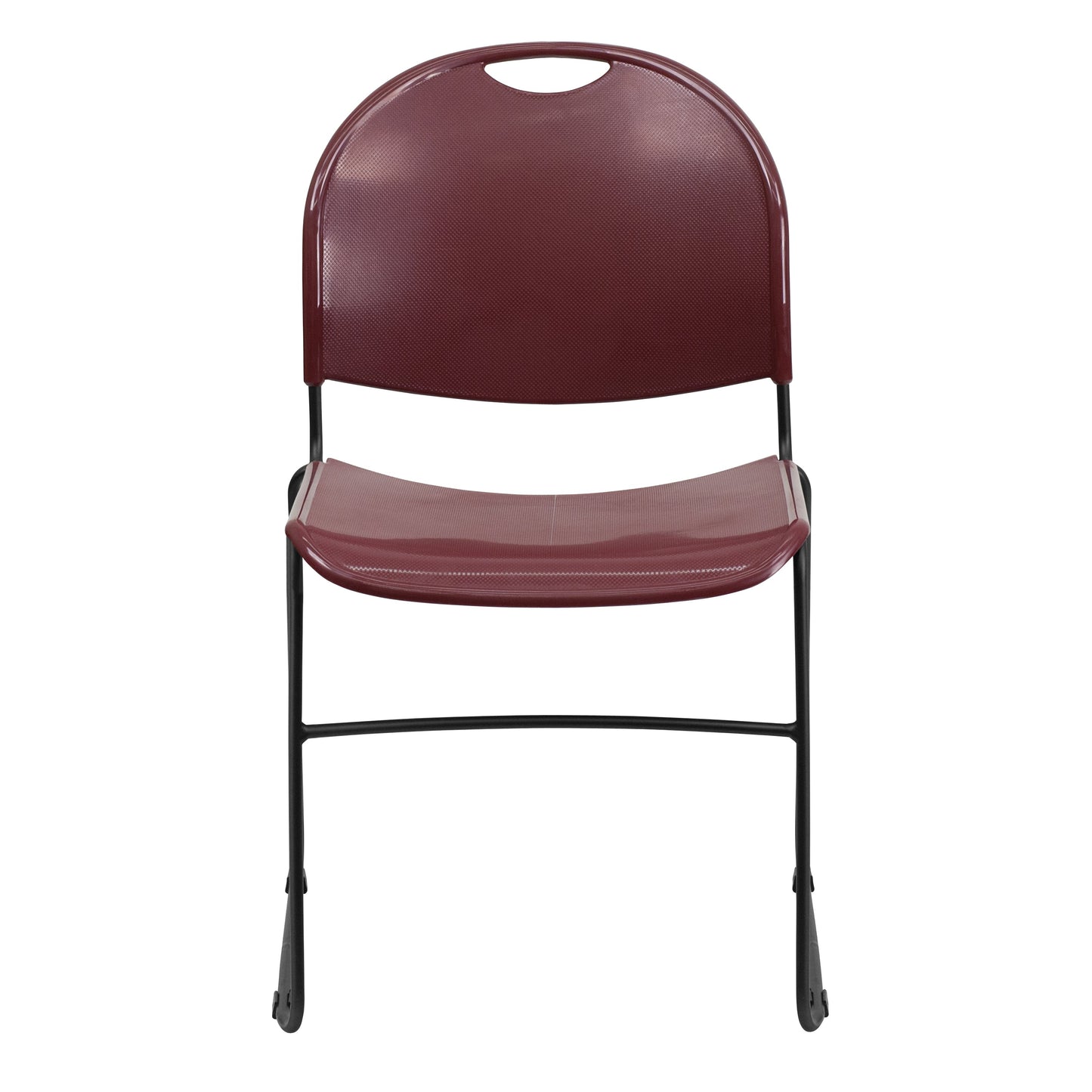 Burg Stack Chair-Black Frame RUT-188-BY-GG