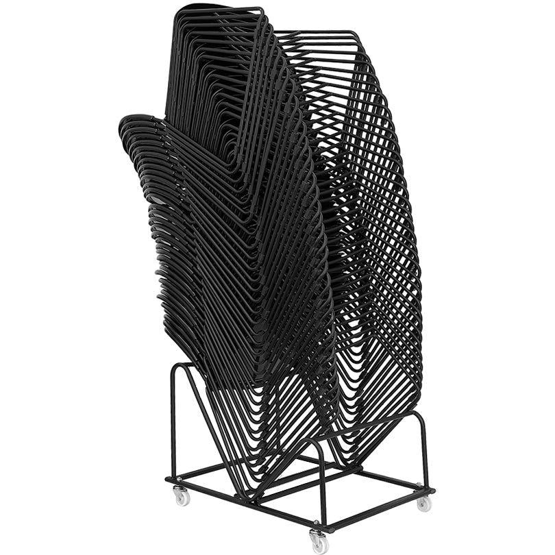 Black Stack Chair Dolly RUT-188-DOLLY-GG