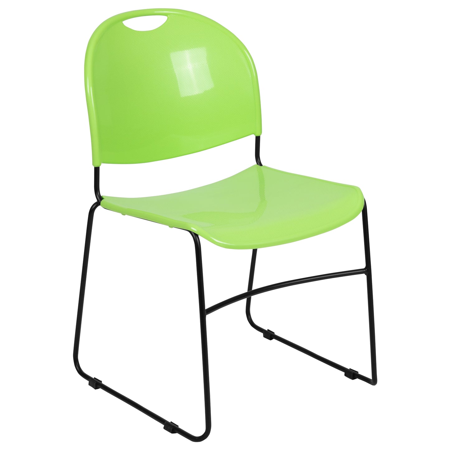 Green Plastic Stack Chair RUT-188-GN-GG