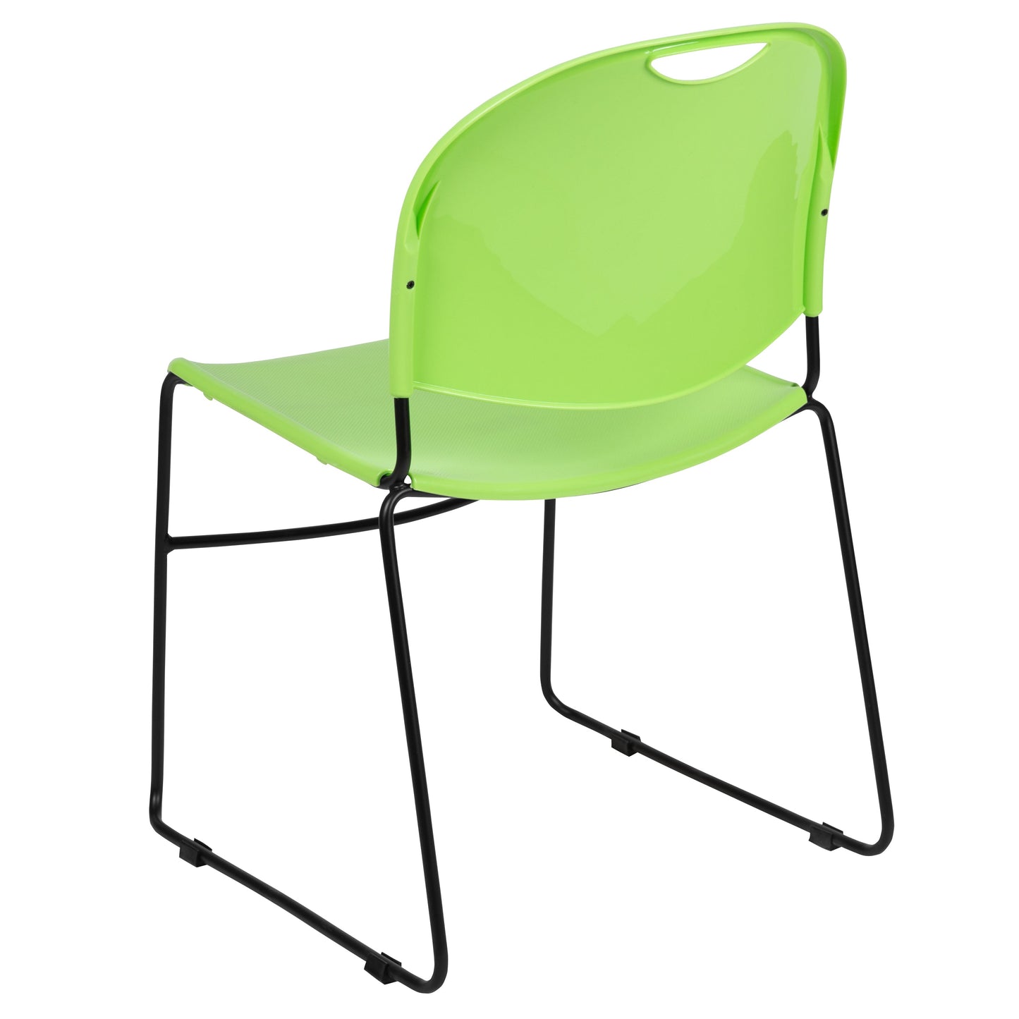 Green Plastic Stack Chair RUT-188-GN-GG