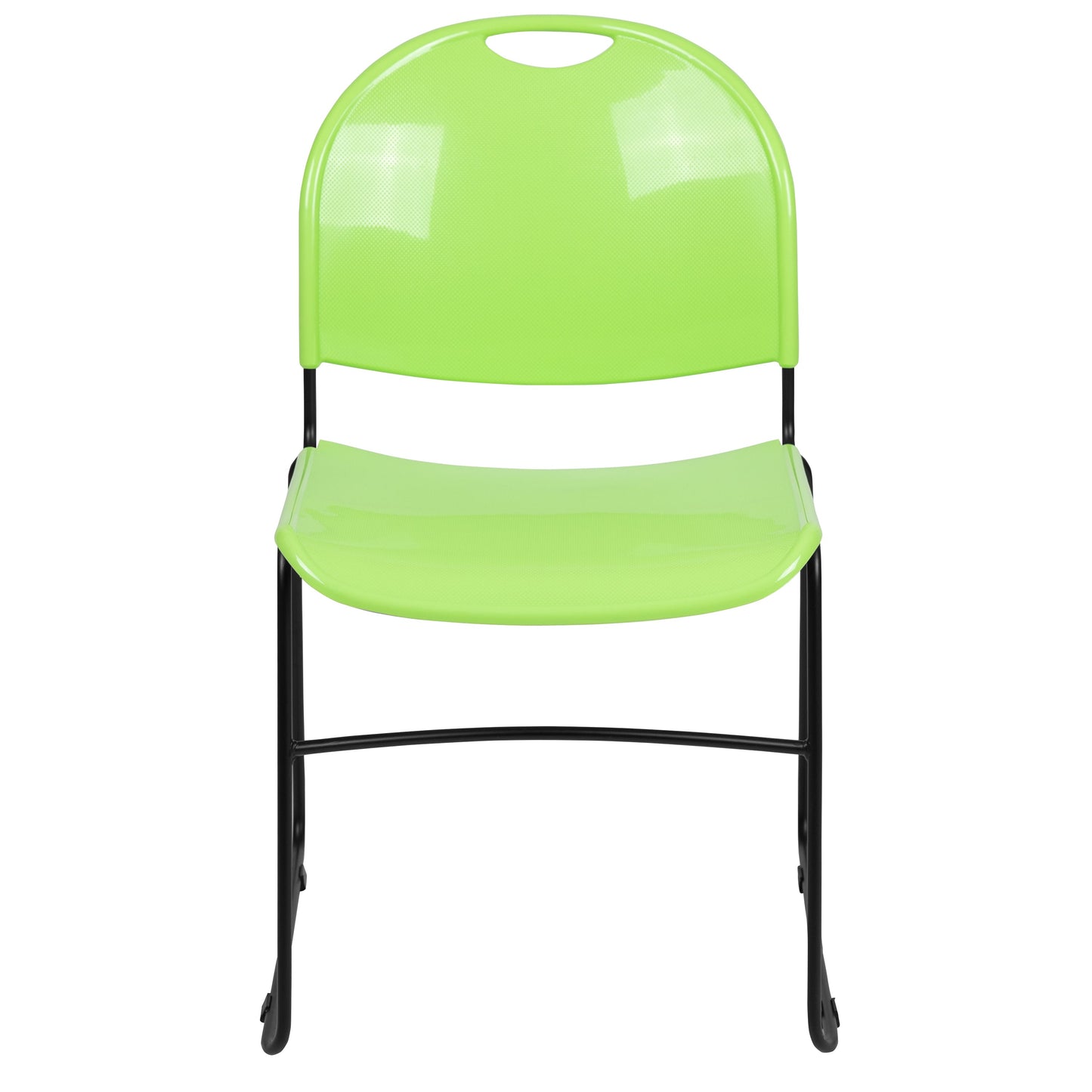 Green Plastic Stack Chair RUT-188-GN-GG