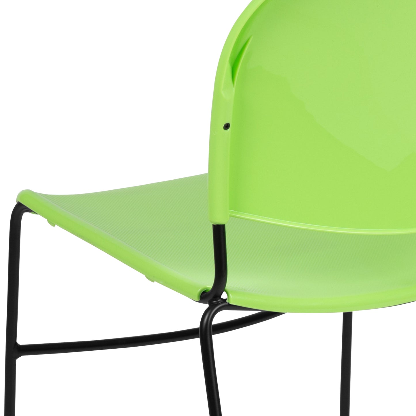 Green Plastic Stack Chair RUT-188-GN-GG