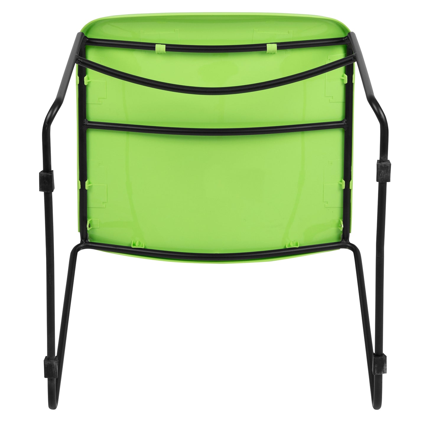 Green Plastic Stack Chair RUT-188-GN-GG