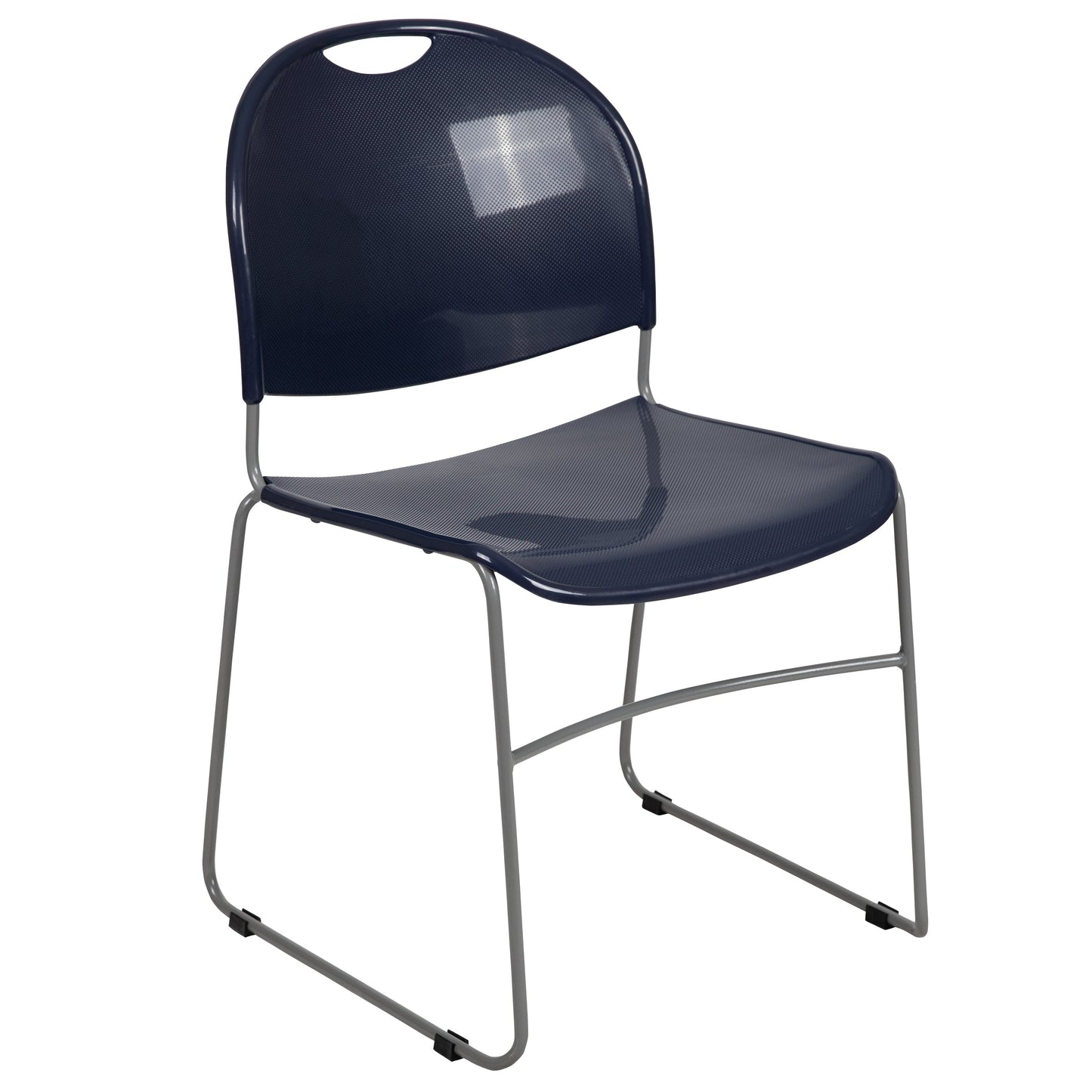 Navy Plastic Stack Chair RUT-188-NY-GG