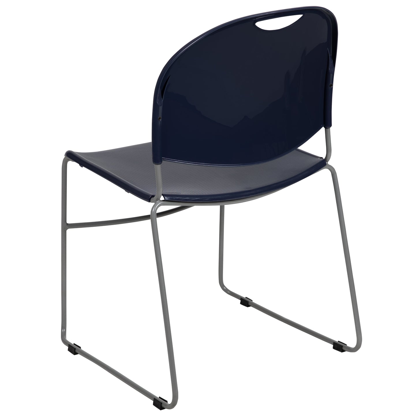 Navy Plastic Stack Chair RUT-188-NY-GG