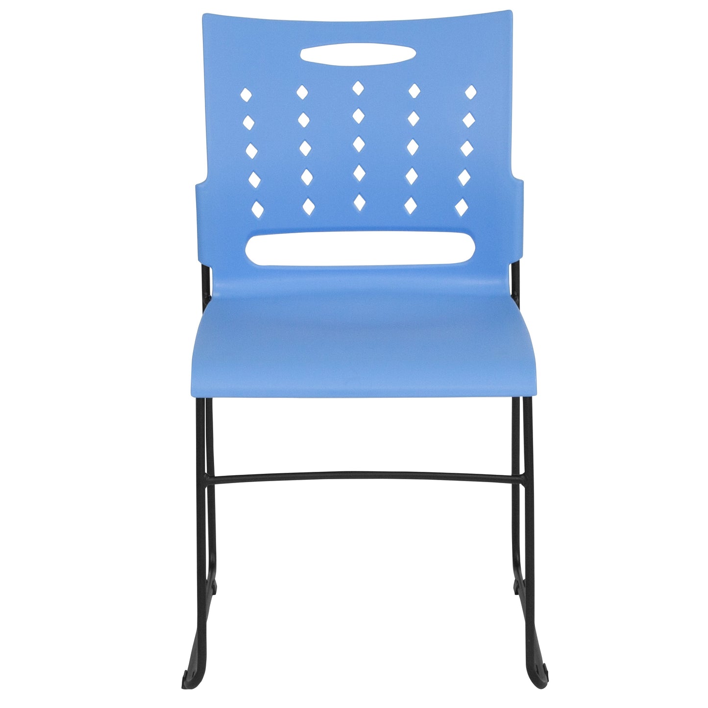 Blue Plastic Stack Chair RUT-2-BL-GG