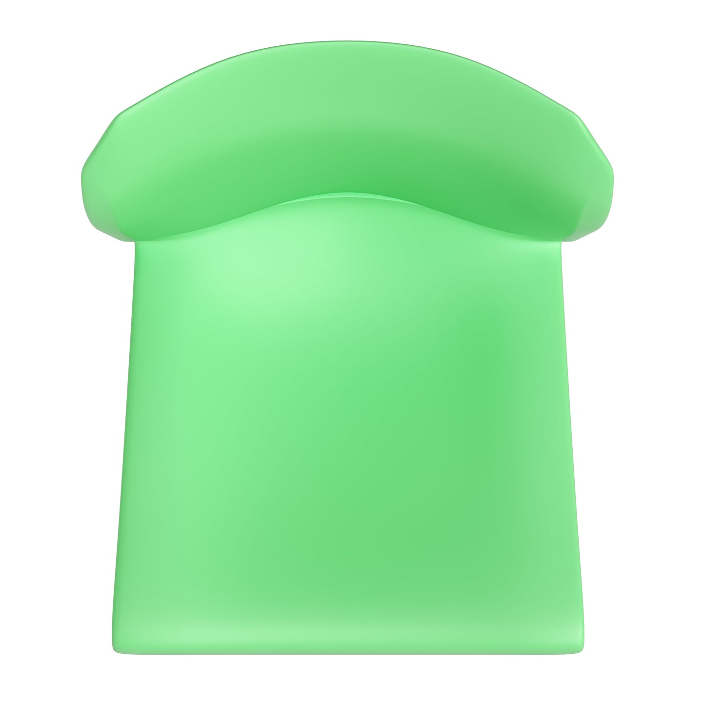 Green Plastic Sled Stack Chair RUT-238A-GN-GG