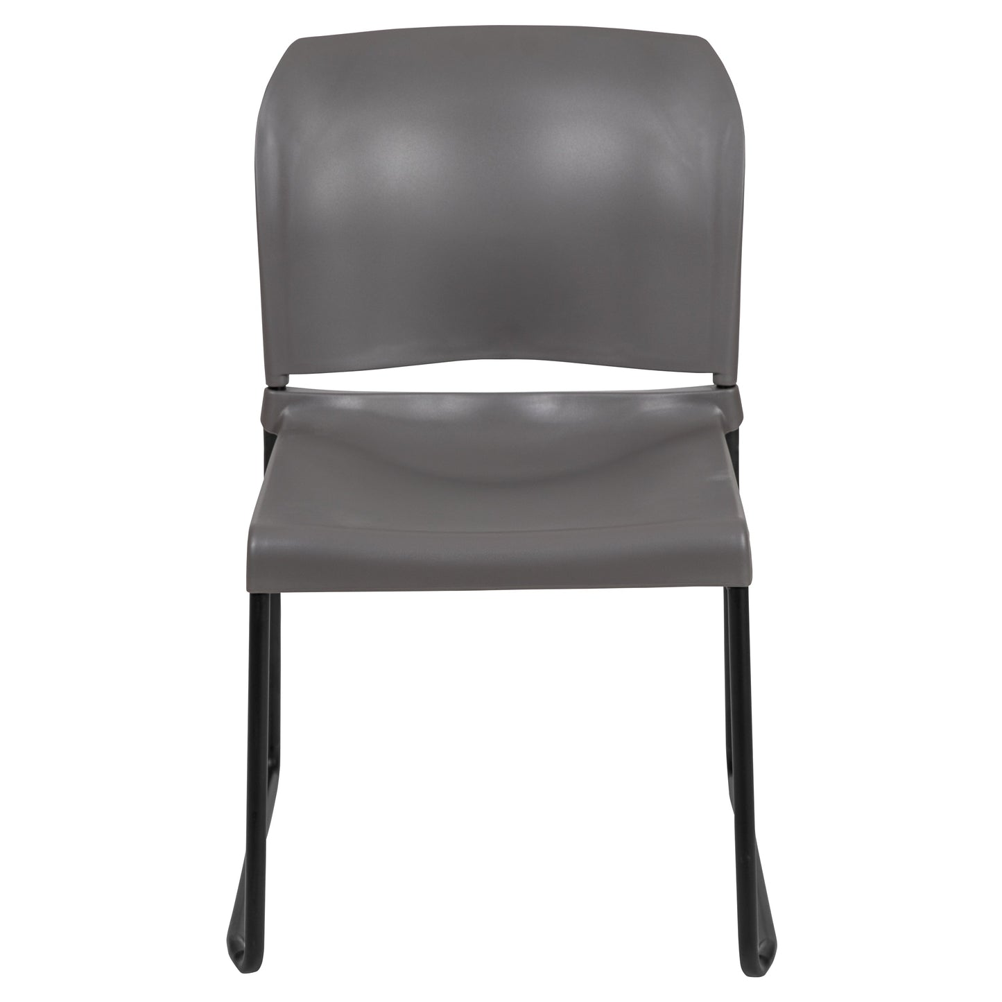 Gray Plastic Stack Chair RUT-238A-GY-GG