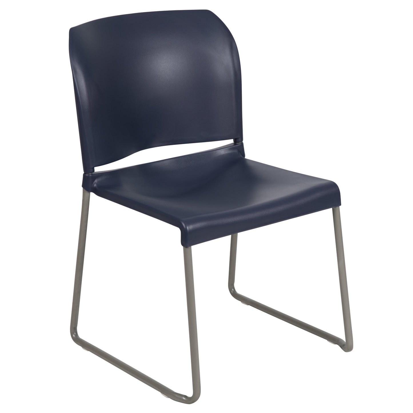 Navy Plastic Stack Chair RUT-238A-NY-GG