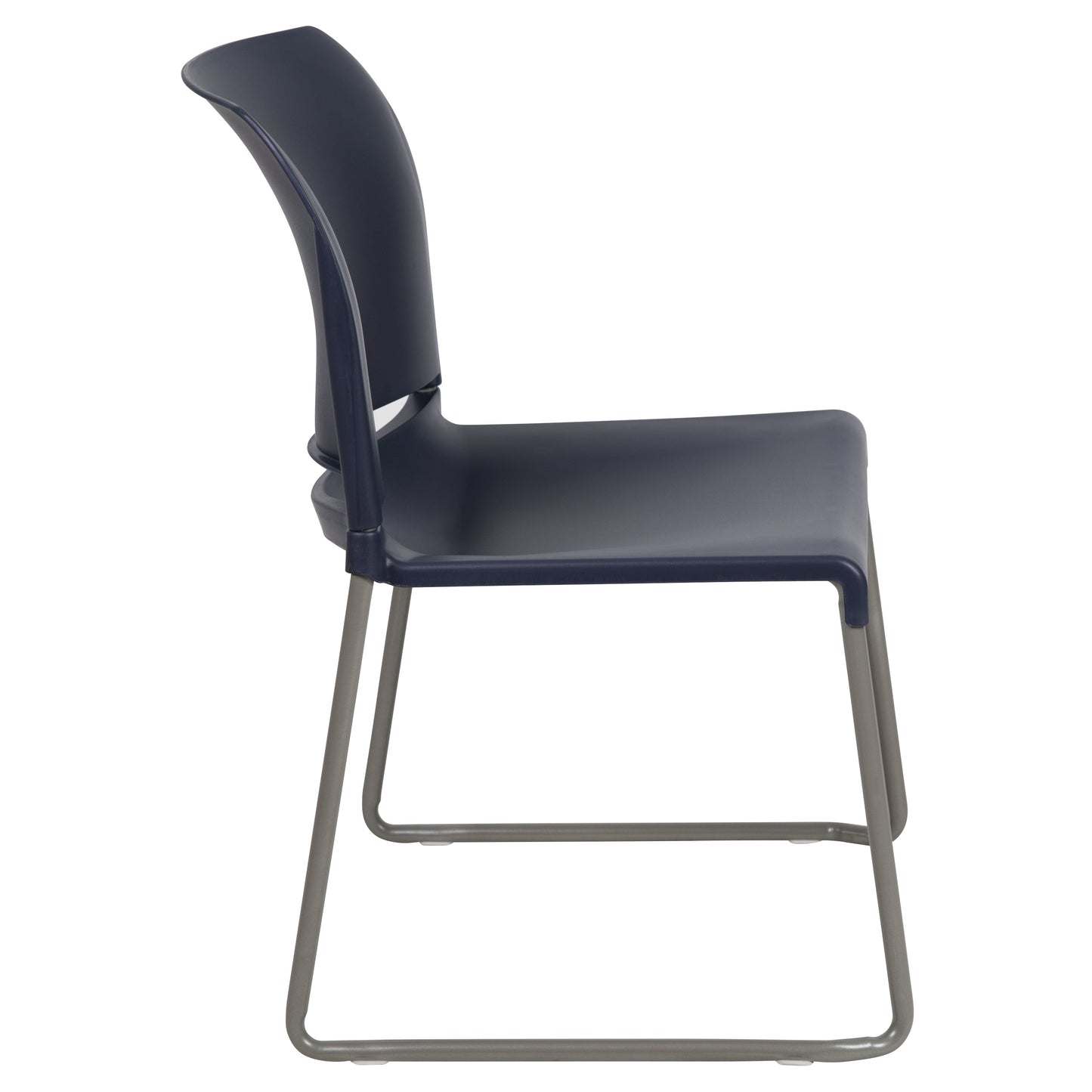 Navy Plastic Stack Chair RUT-238A-NY-GG