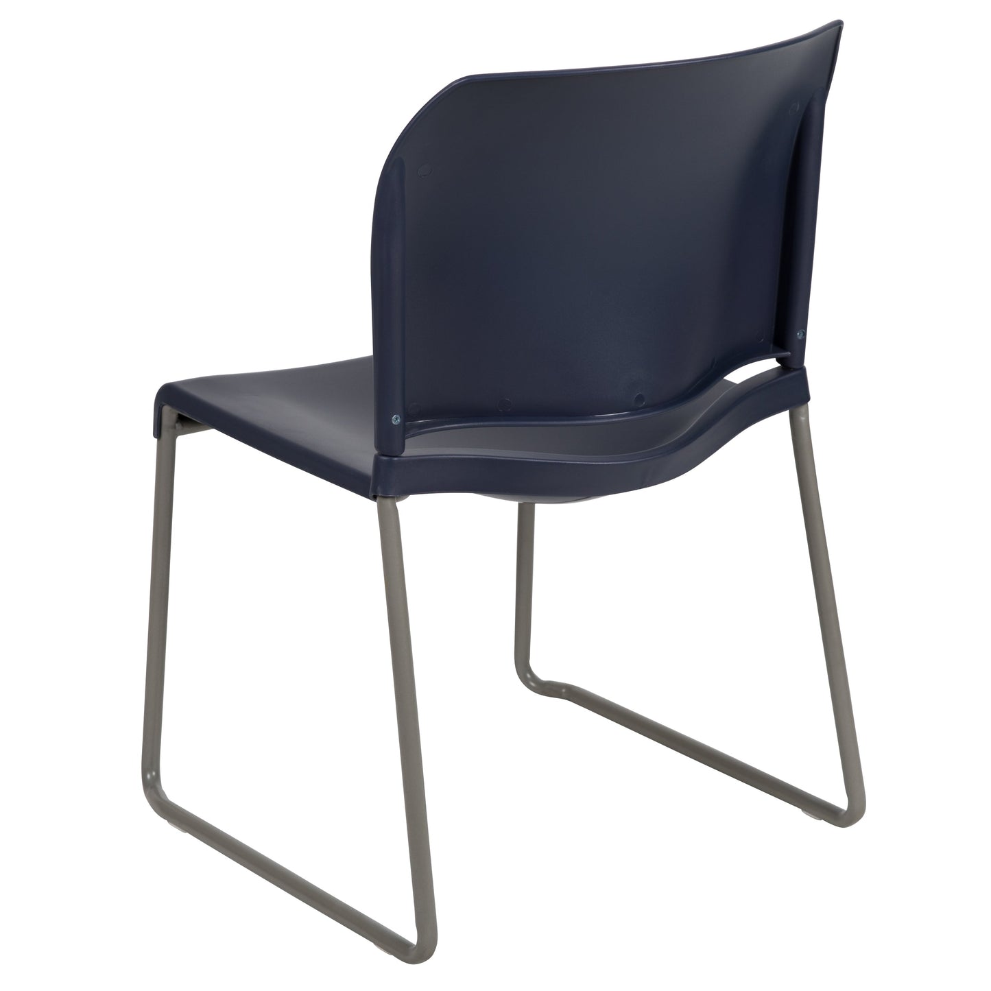 Navy Plastic Stack Chair RUT-238A-NY-GG