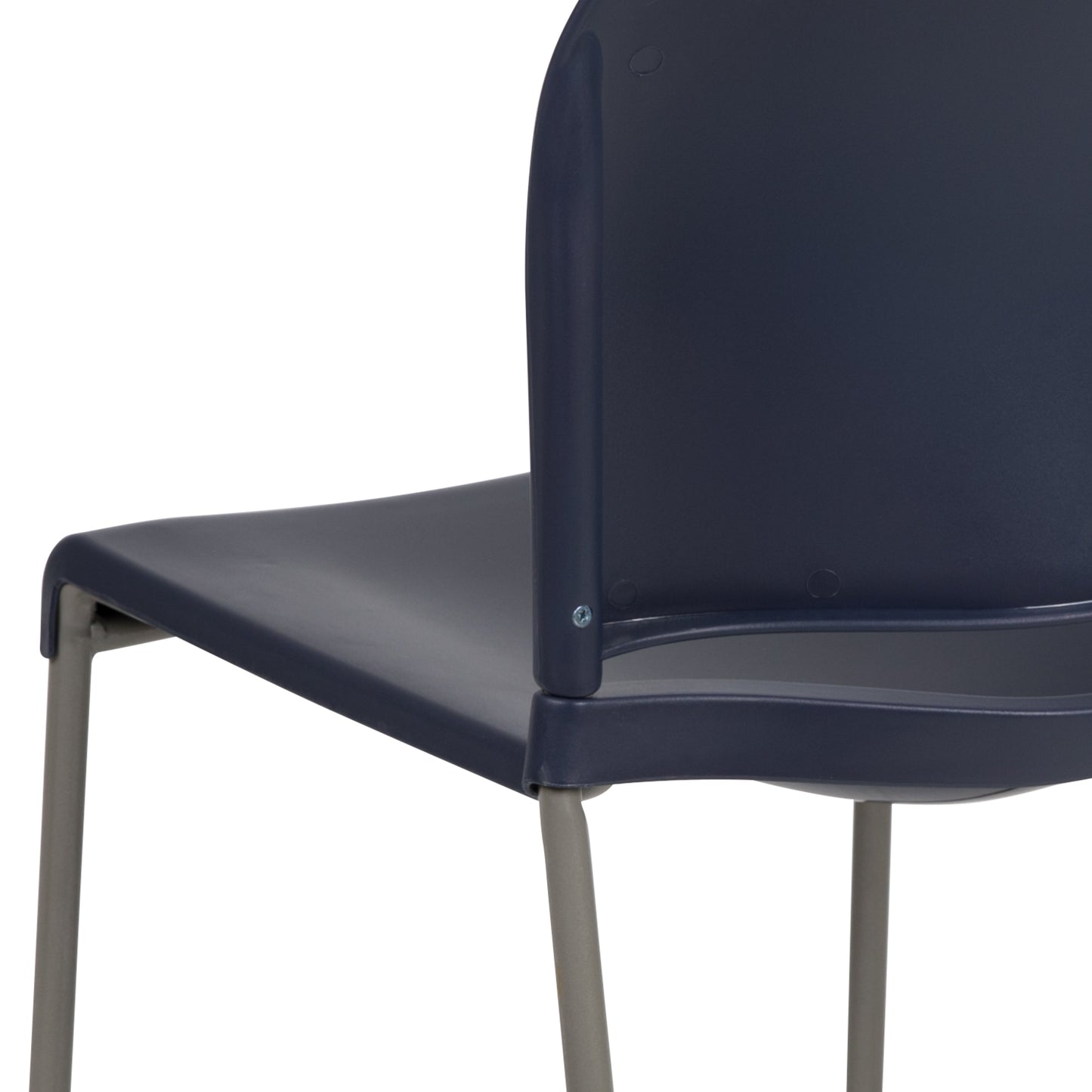 Navy Plastic Stack Chair RUT-238A-NY-GG