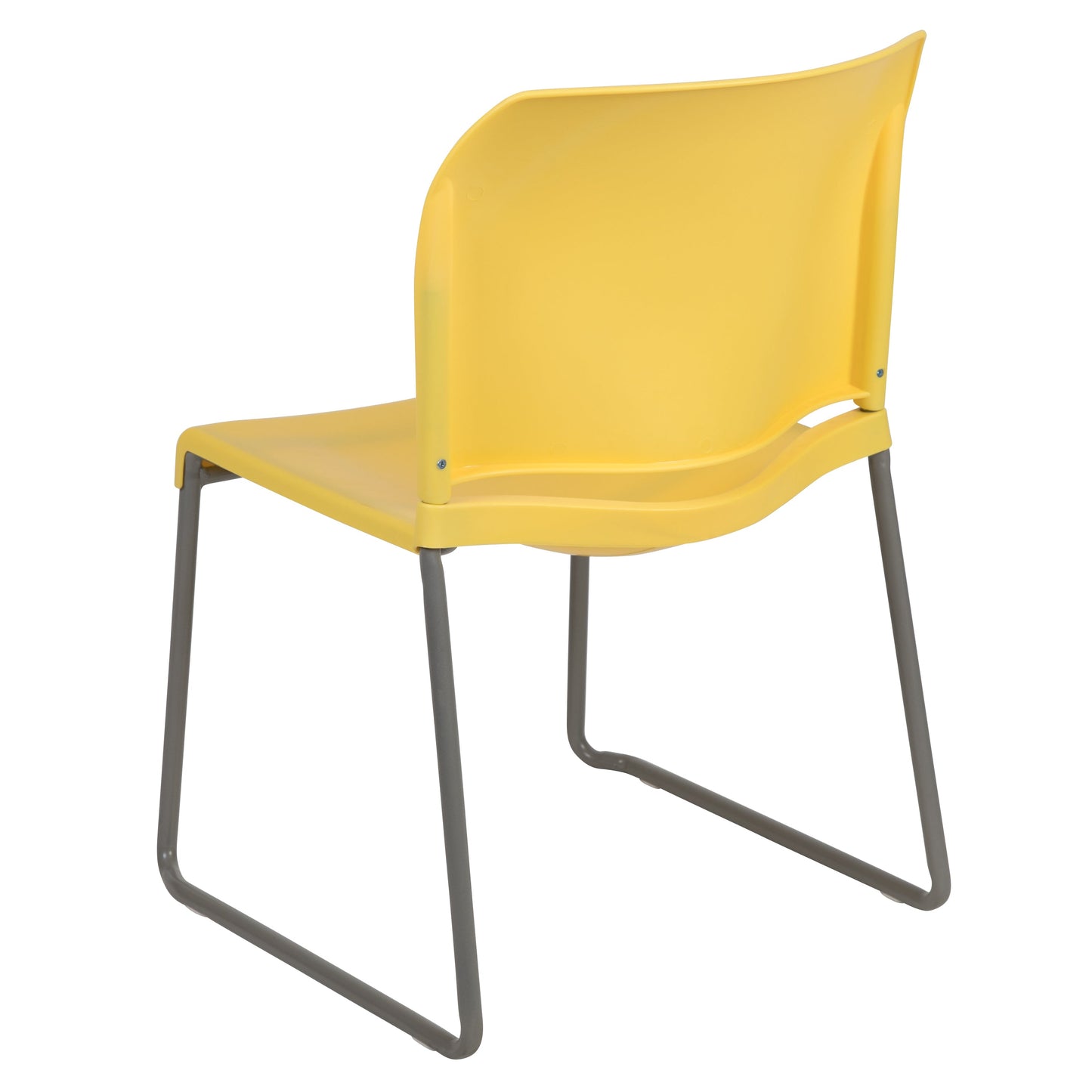 Yellow Plastic Stack Chair RUT-238A-YL-GG