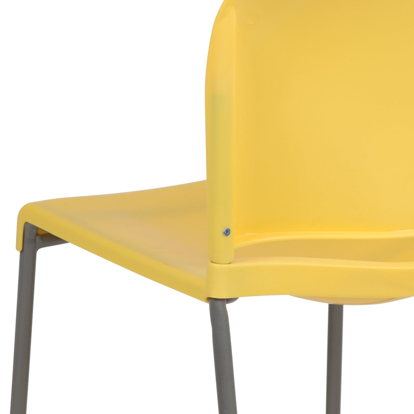 Yellow Plastic Stack Chair RUT-238A-YL-GG