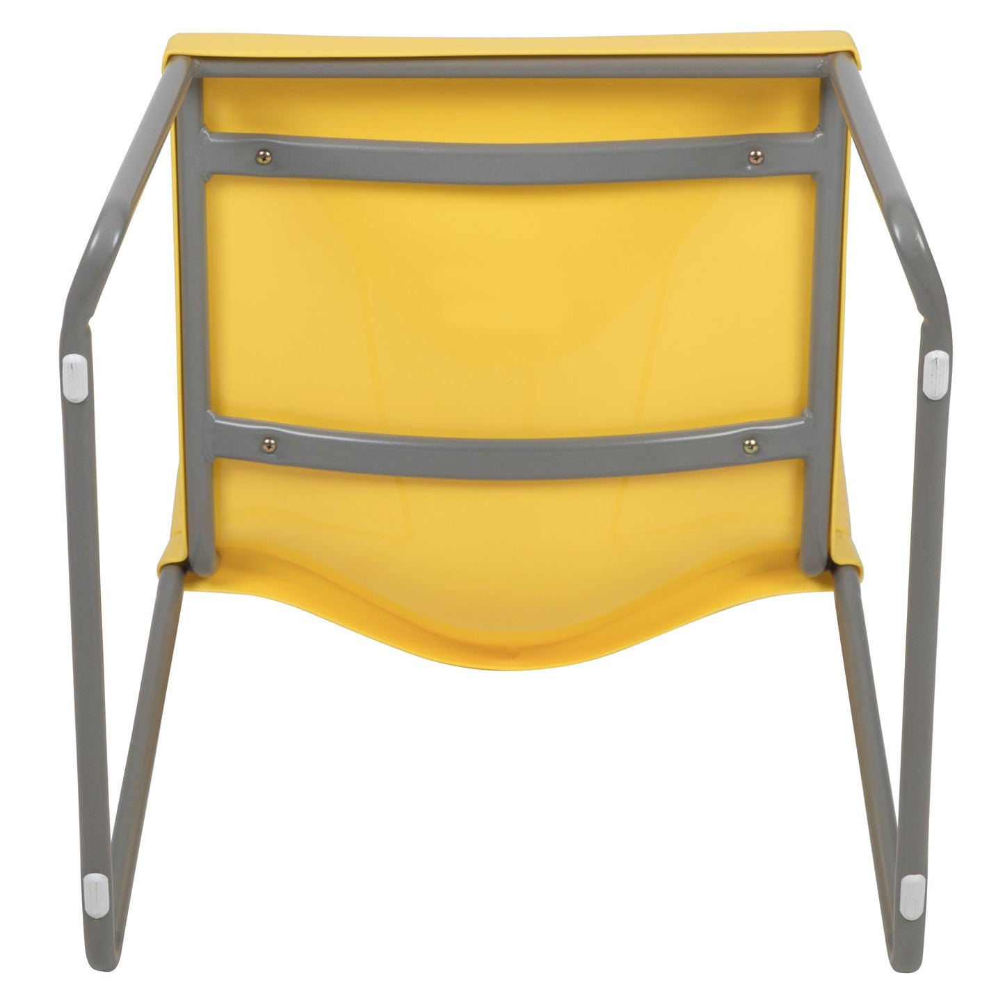 Yellow Plastic Stack Chair RUT-238A-YL-GG