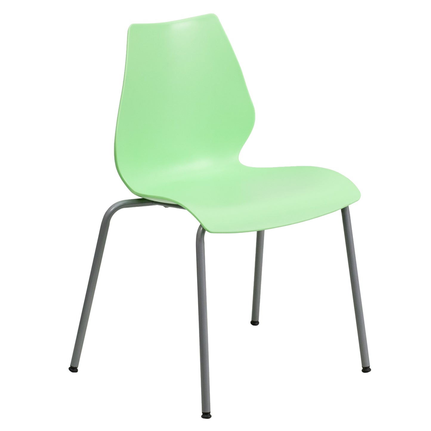 Green Plastic Stack Chair RUT-288-GREEN-GG