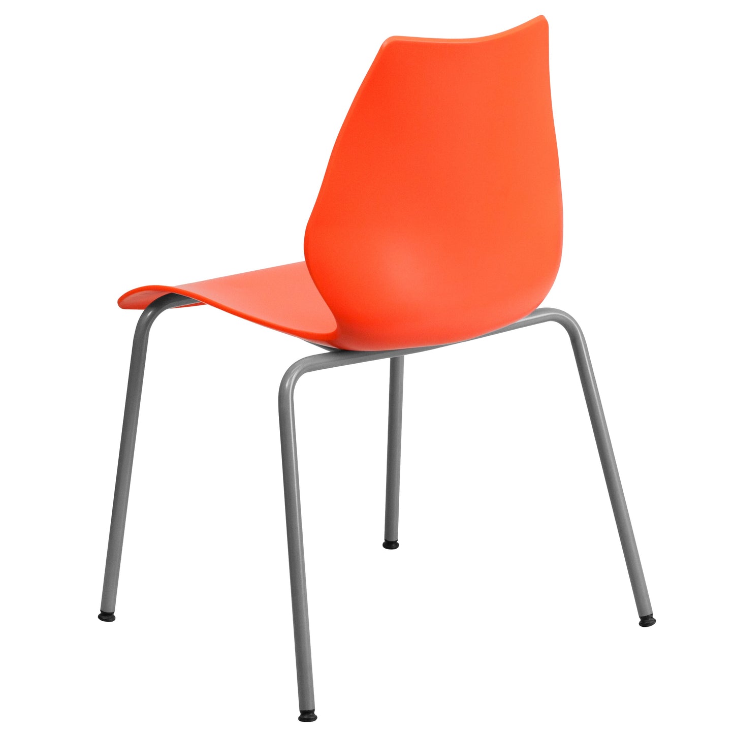 Orange Plastic Stack Chair RUT-288-ORANGE-GG