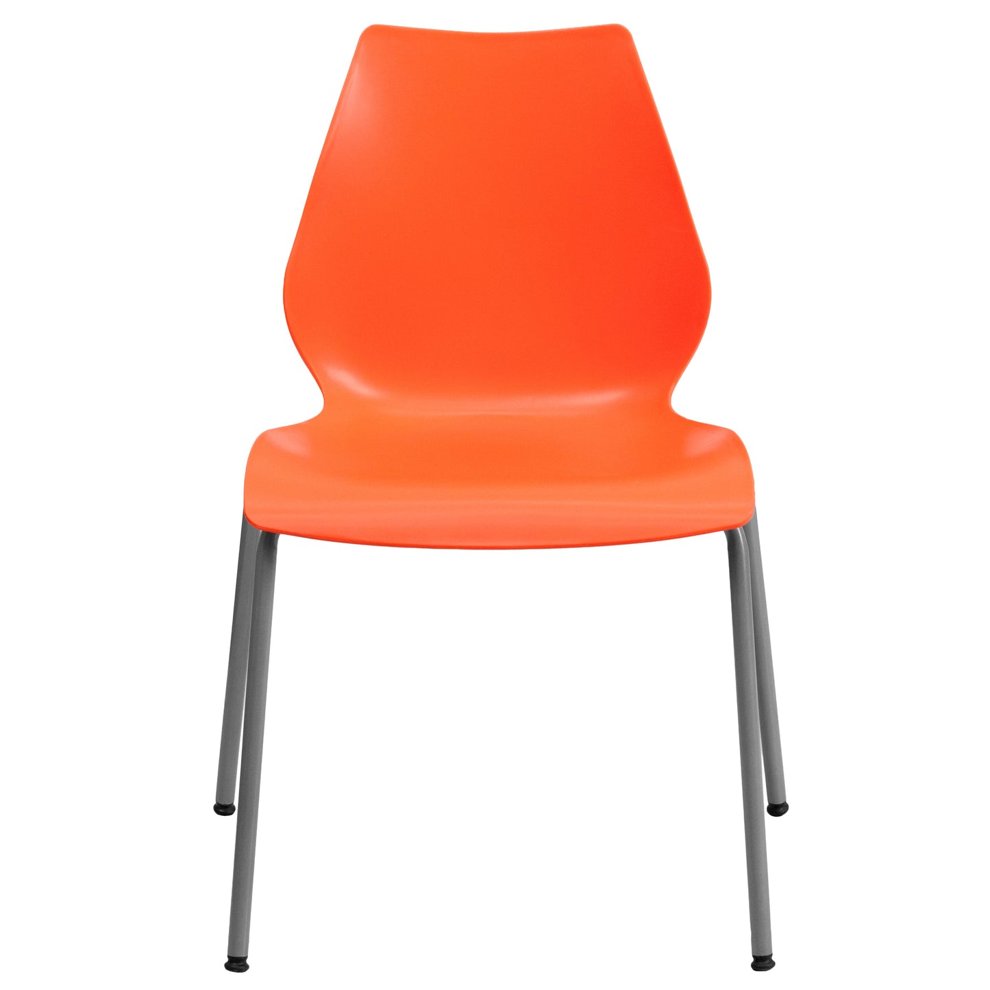 Orange Plastic Stack Chair RUT-288-ORANGE-GG