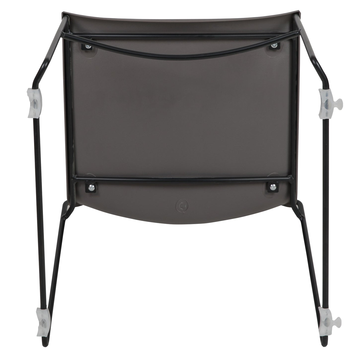 Gray Plastic Stack Chair RUT-438-GY-GG