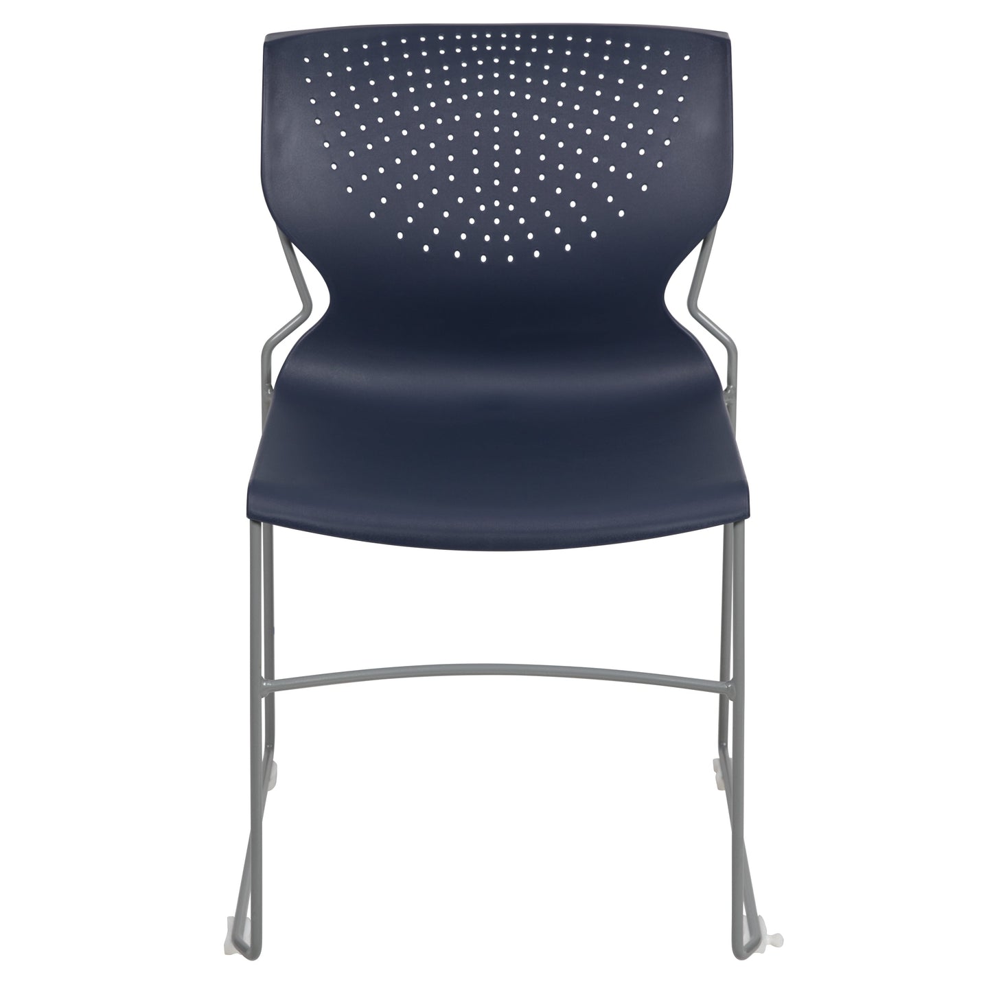 Navy Plastic Stack Chair RUT-438-NY-GG