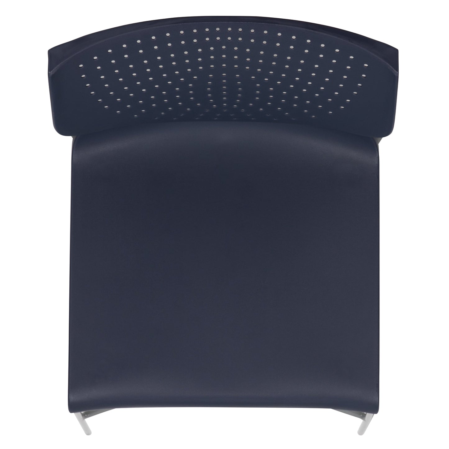 Navy Plastic Stack Chair RUT-438-NY-GG