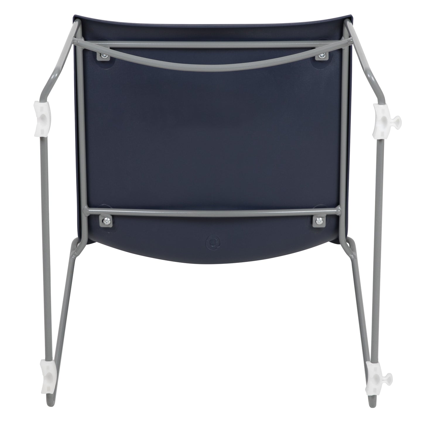 Navy Plastic Stack Chair RUT-438-NY-GG