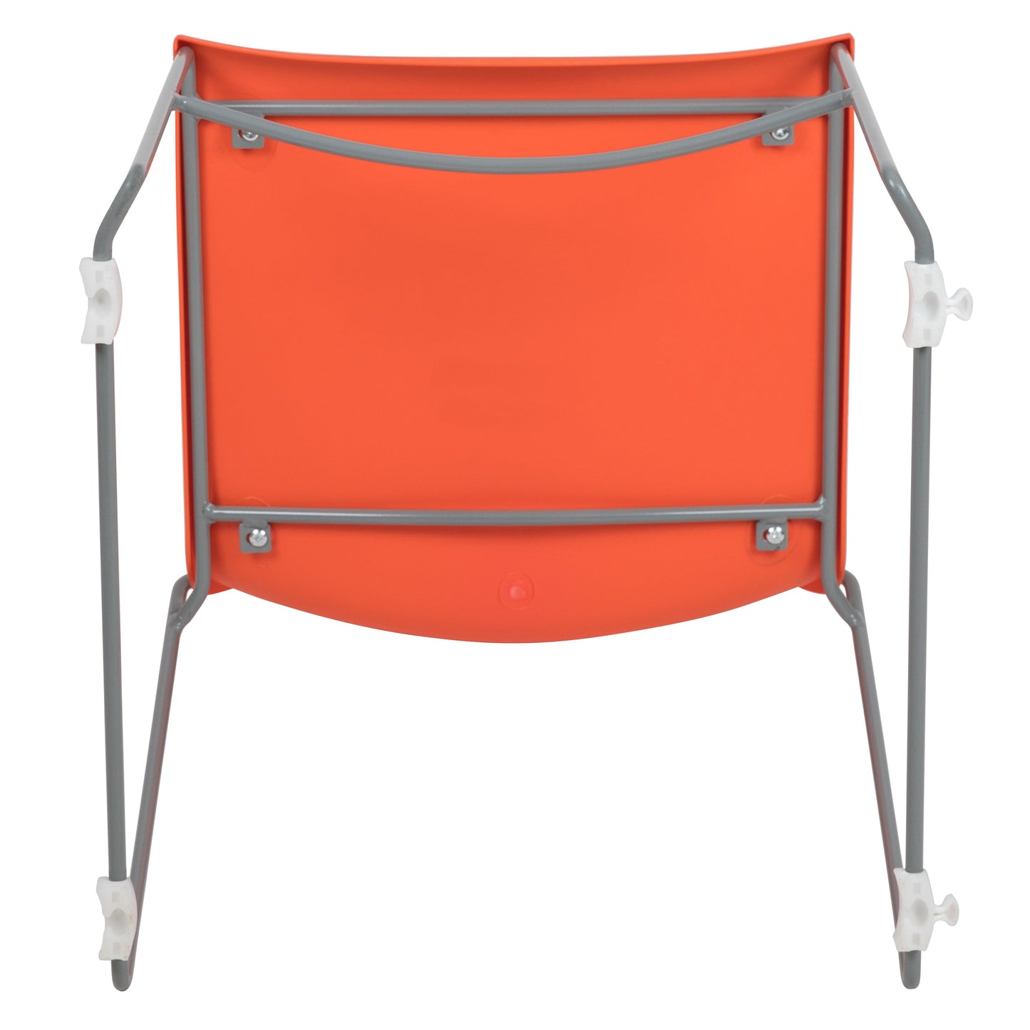 Orange Plastic Stack Chair RUT-438-OR-GG