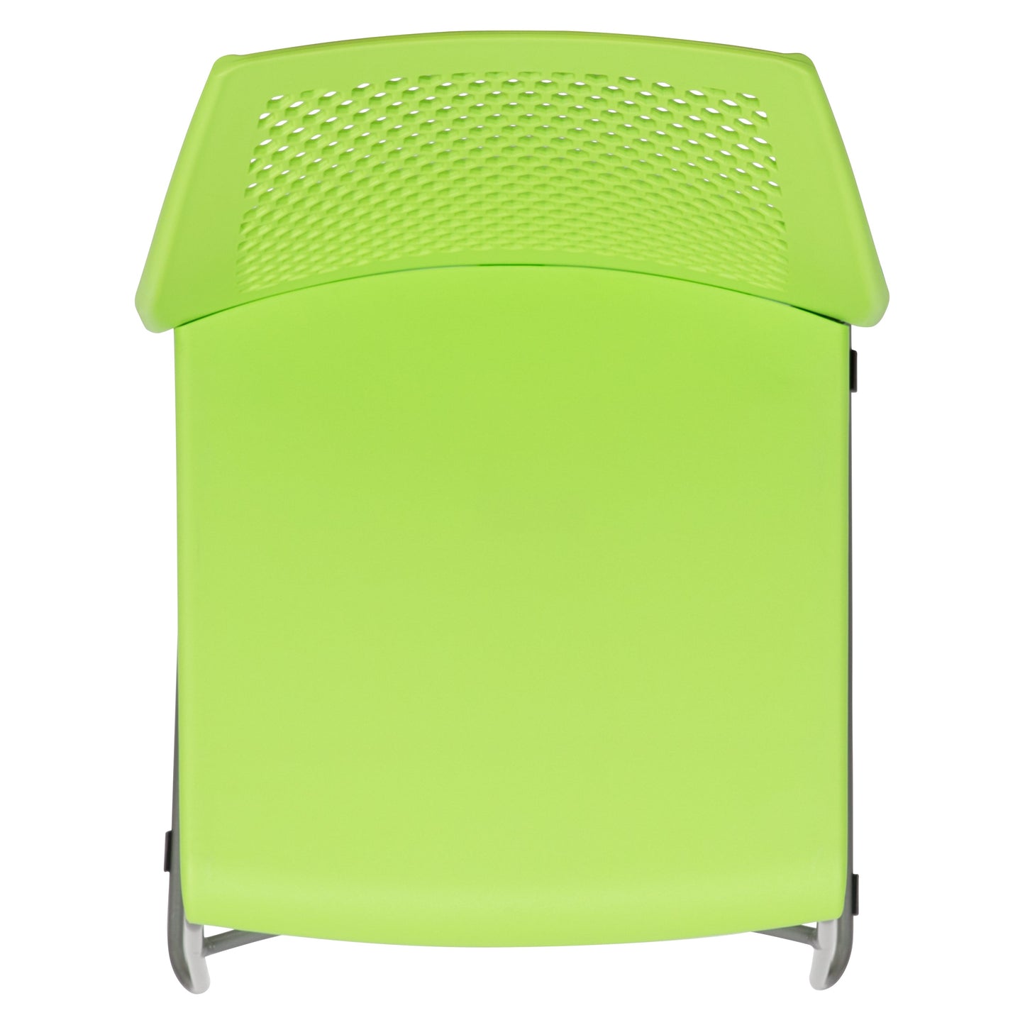 Green Plastic Stack Chair RUT-498A-GN-GG