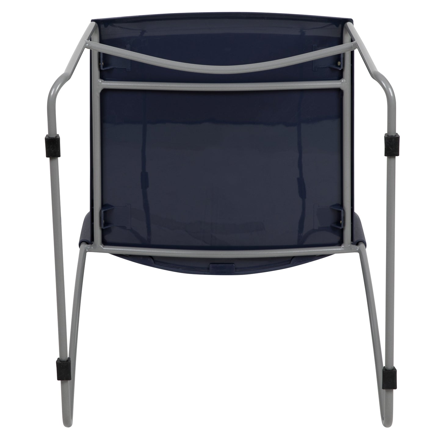 Navy Plastic Stack Chair RUT-498A-NY-GG