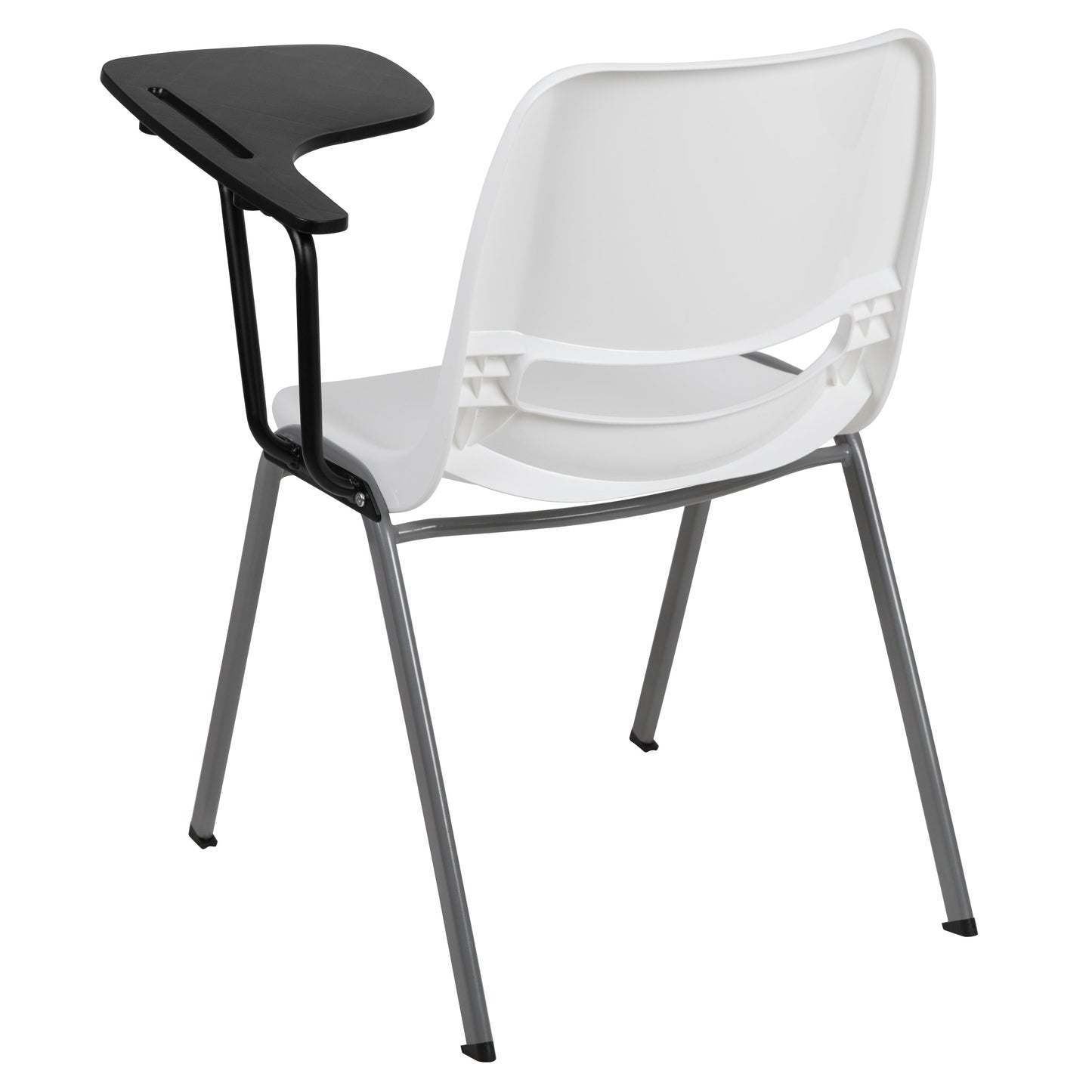 White Tablet Arm Chair RUT-EO1-WH-LTAB-GG