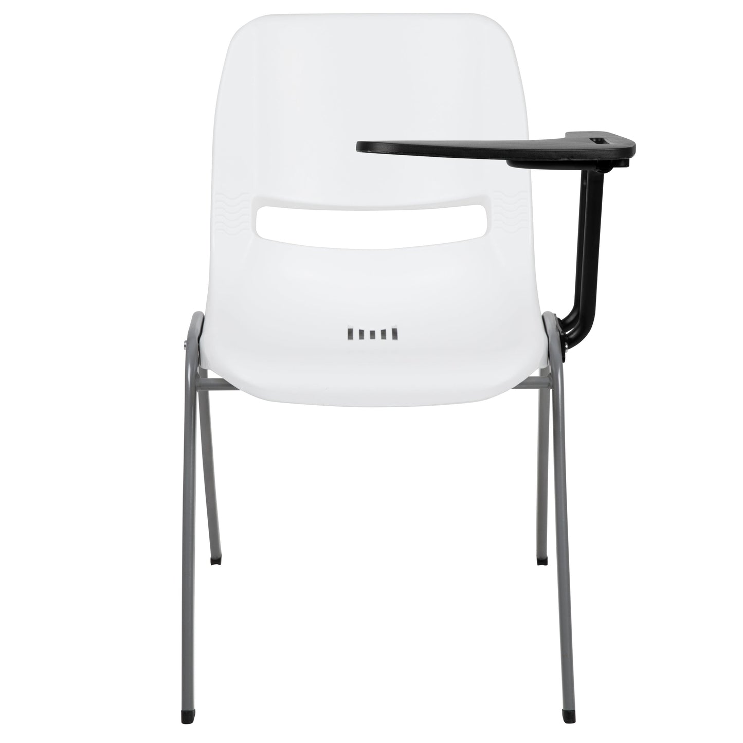 White Tablet Arm Chair RUT-EO1-WH-LTAB-GG