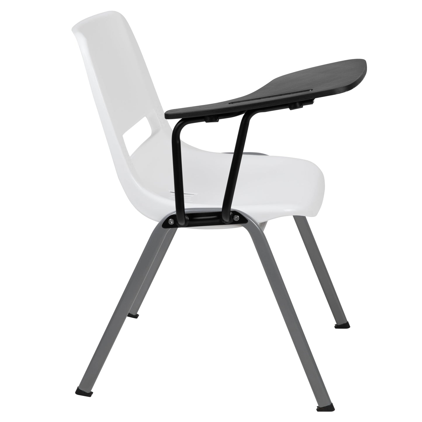 White Tablet Arm Chair RUT-EO1-WH-RTAB-GG