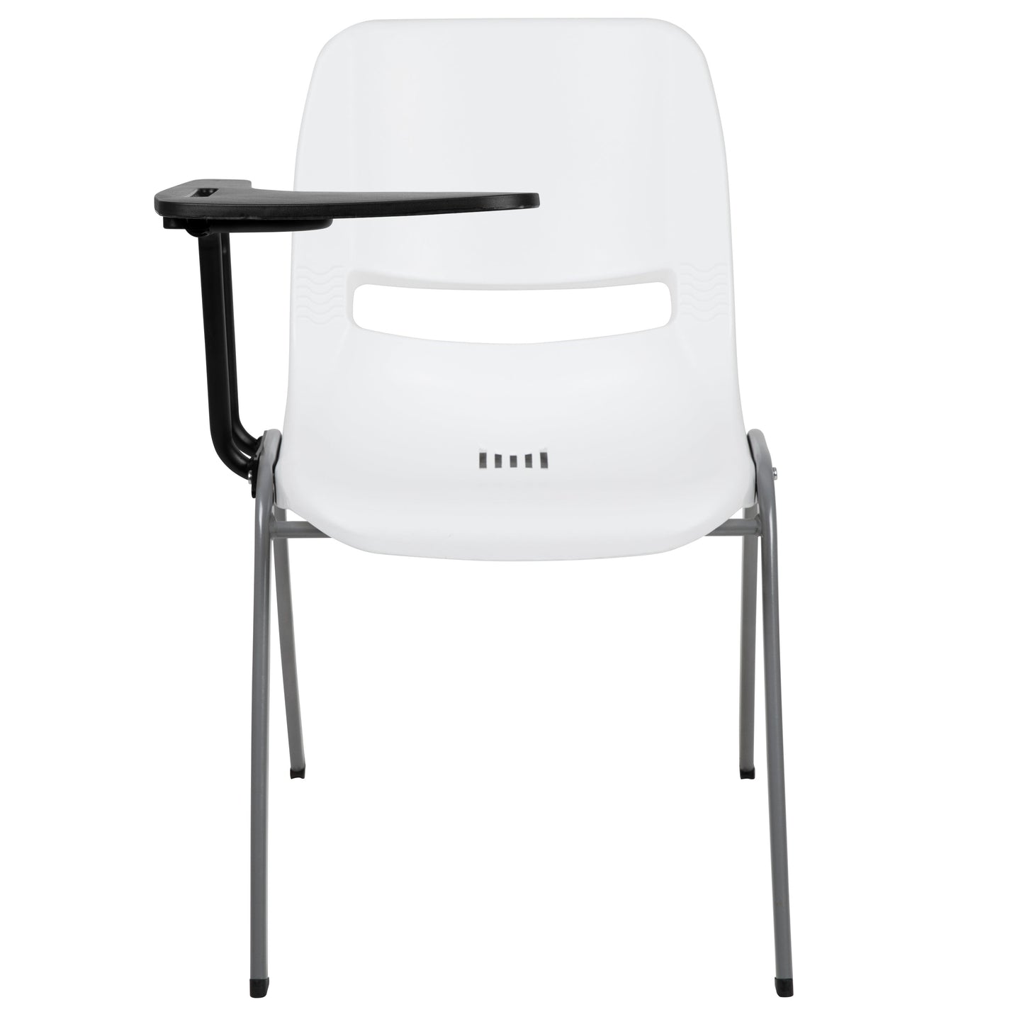 White Tablet Arm Chair RUT-EO1-WH-RTAB-GG