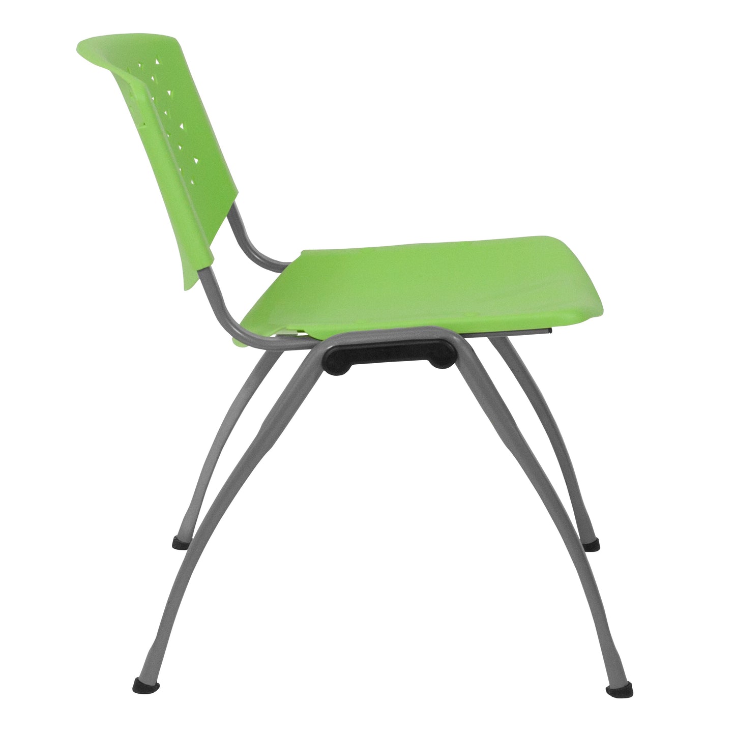 Green Plastic Stack Chair RUT-F01A-GN-GG