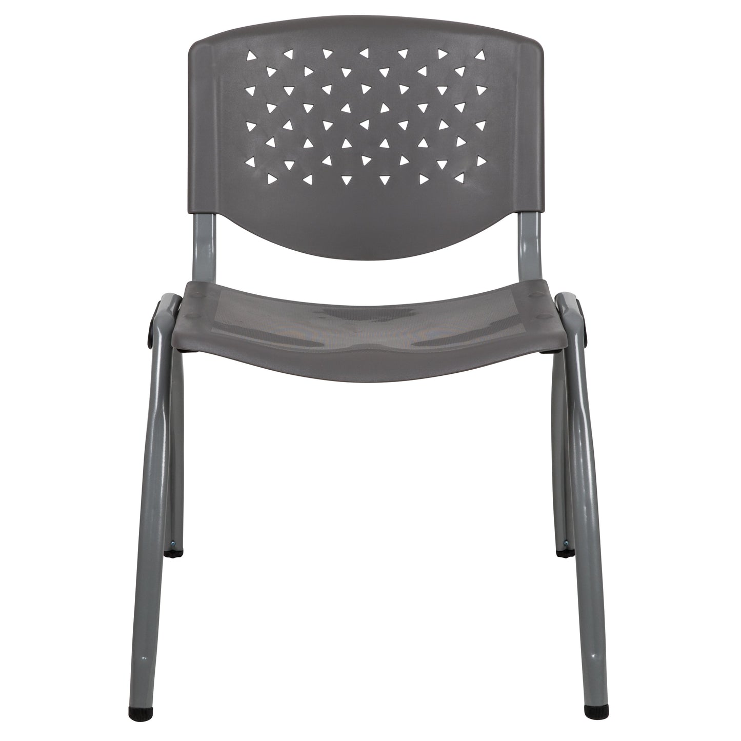 Gray Plastic Stack Chair RUT-F01A-GY-GG