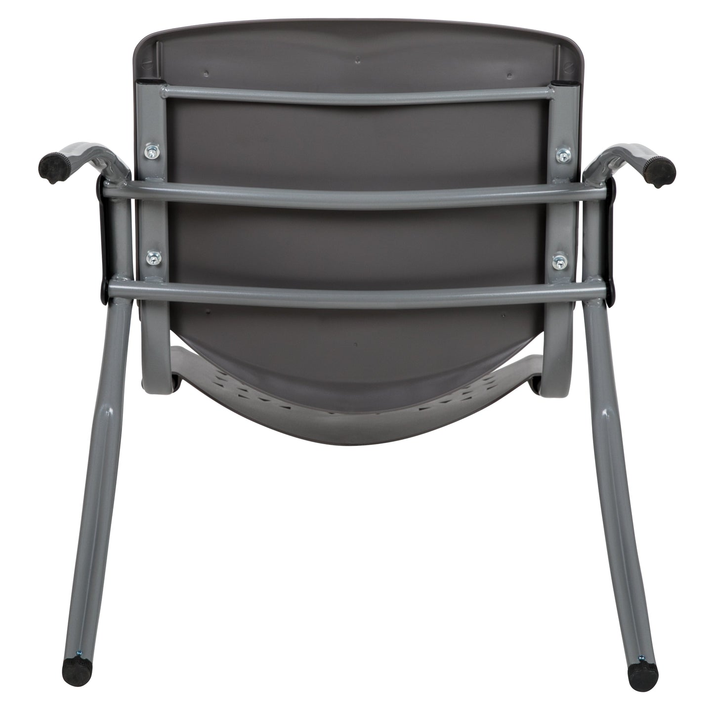 Gray Plastic Stack Chair RUT-F01A-GY-GG