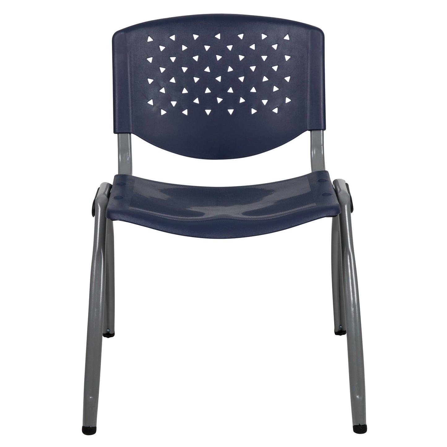 Navy Plastic Stack Chair RUT-F01A-NY-GG