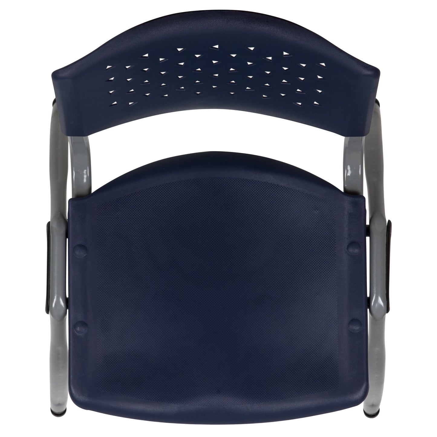 Navy Plastic Stack Chair RUT-F01A-NY-GG