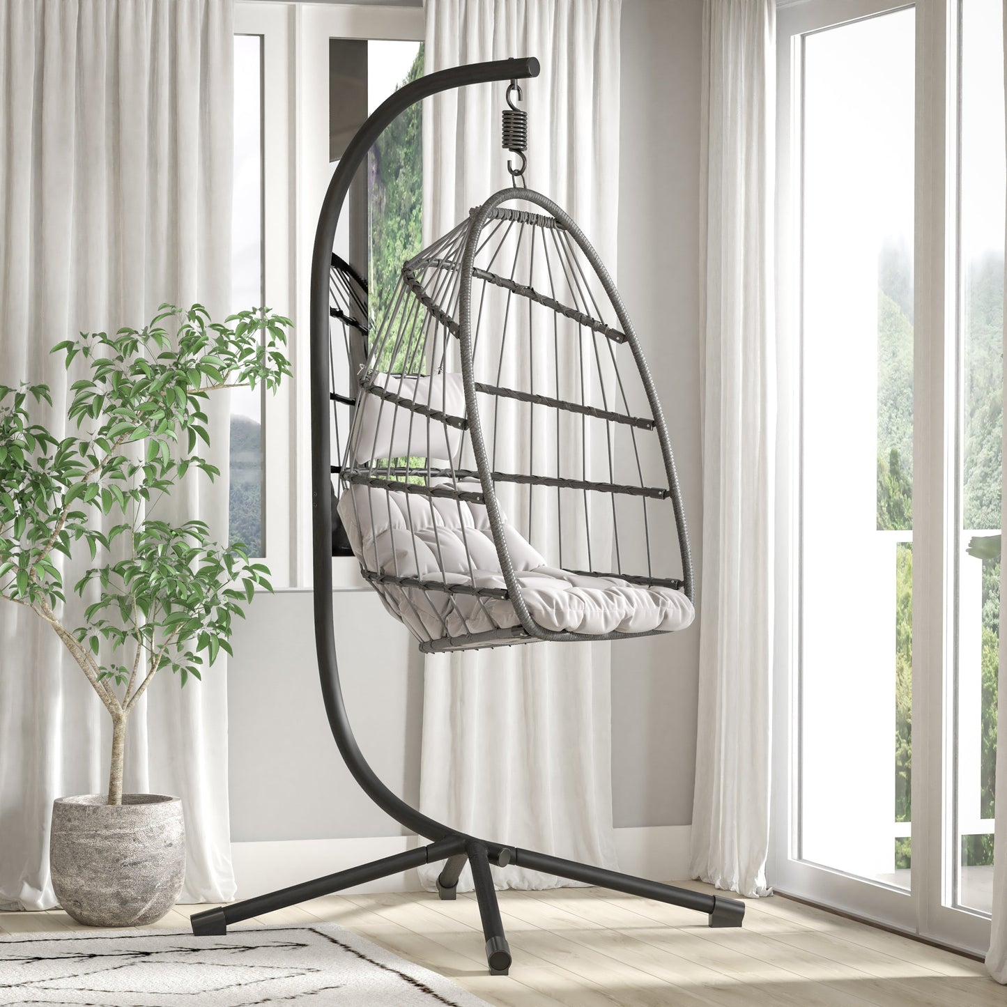 Black Hanging Chair Stand SB-SH1STAND-GG