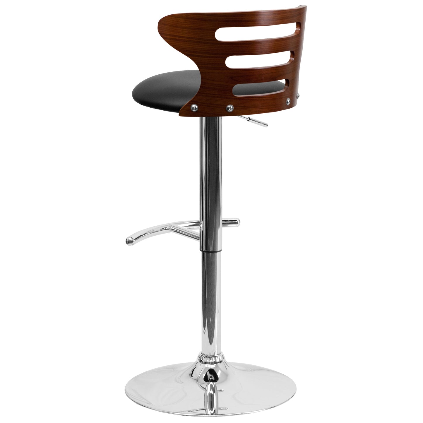 Walnut Wood Barstool SD-2019-WAL-GG