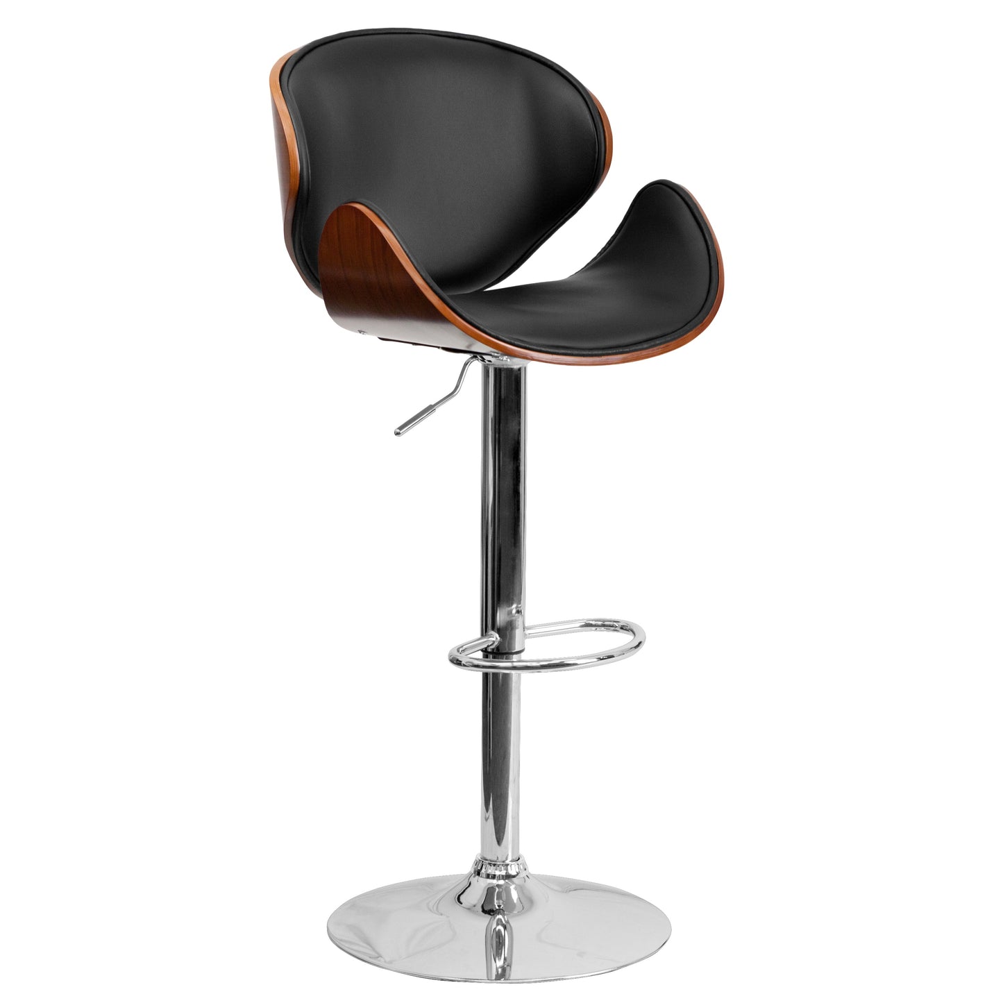 Walnut Wood Barstool SD-2203-WAL-GG