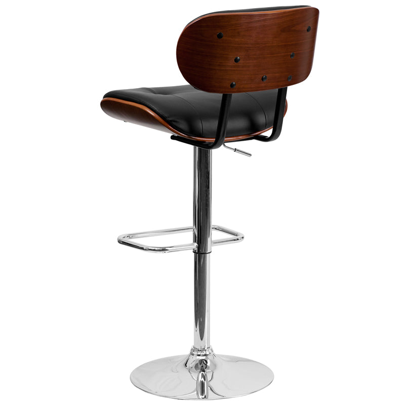 Walnut Wood Barstool SD-2228-WAL-GG