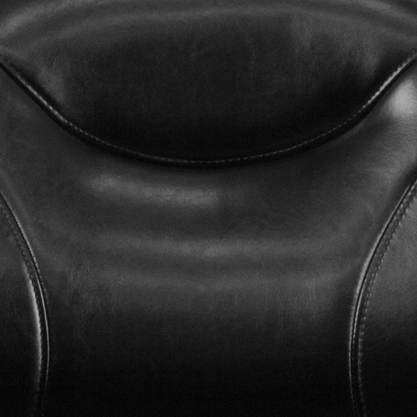 Black Mid-Back Leather Chair SD-SDM-2235-5-BK-GG